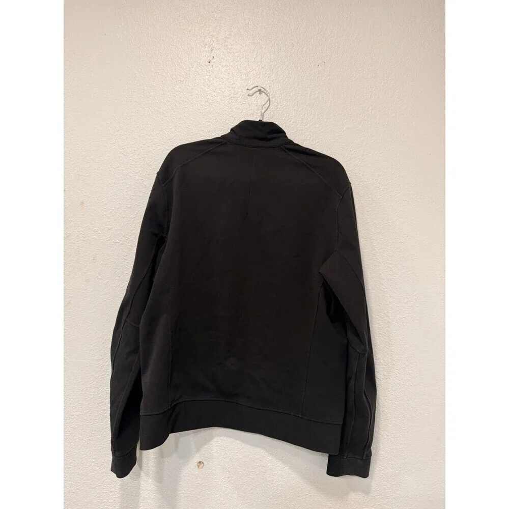 Lululemon Sojourn Jacket Mens Medium Black Full Zip Pockets Outdoor Activewear